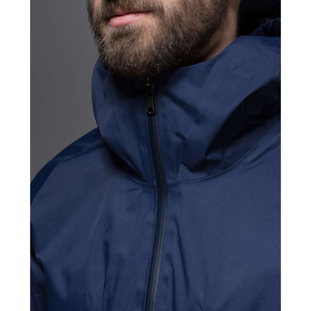 Lululemon Stanley Parka Deep Navy Waterproof Lightweight Jacket Gorpcore jj17 - Picture 13 of 16